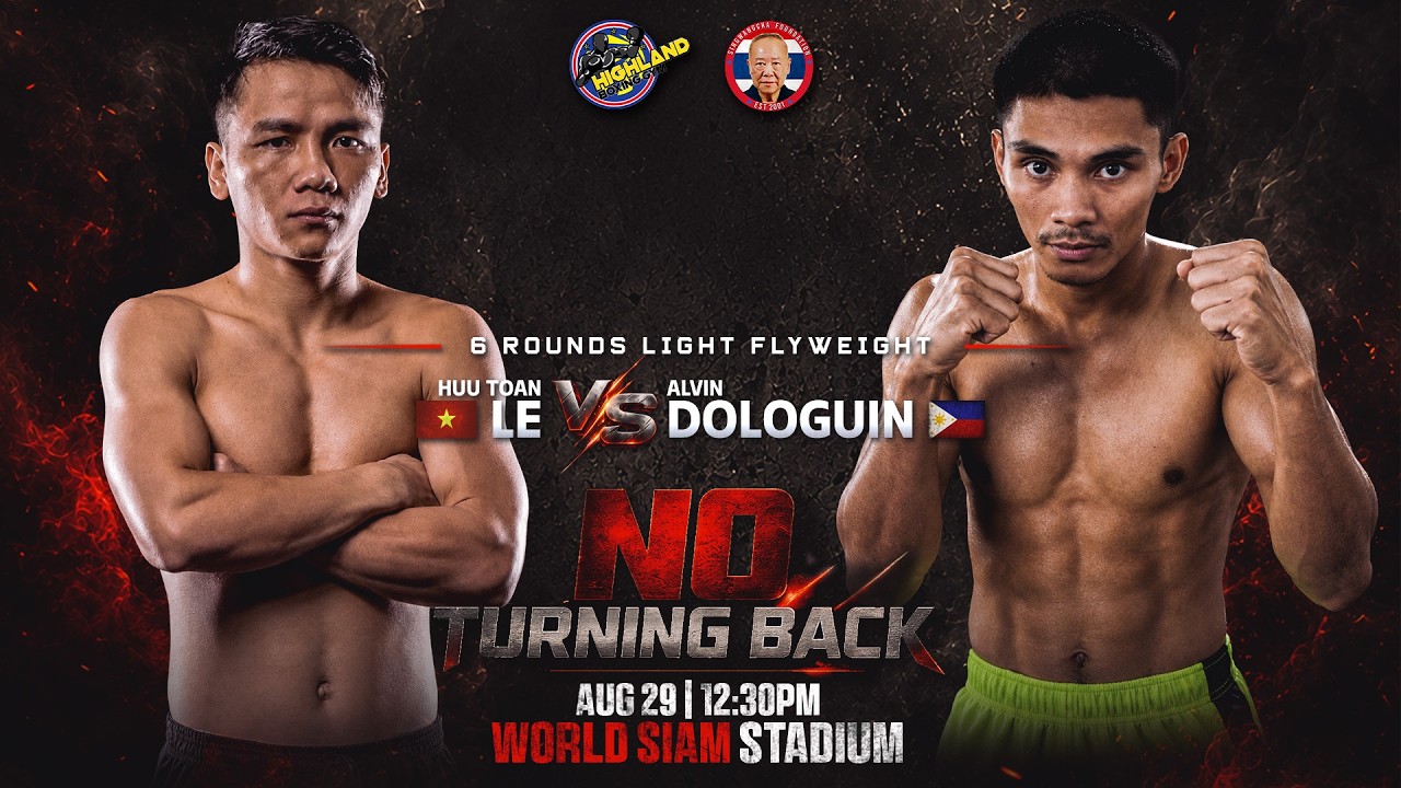 HUU TOAN LE 🇻🇳 VS ALVIN DOLOGUIN 🇵🇭 | 6 ROUNDS LIGHT FLYWEIGHT | AUG 29, 2026 background