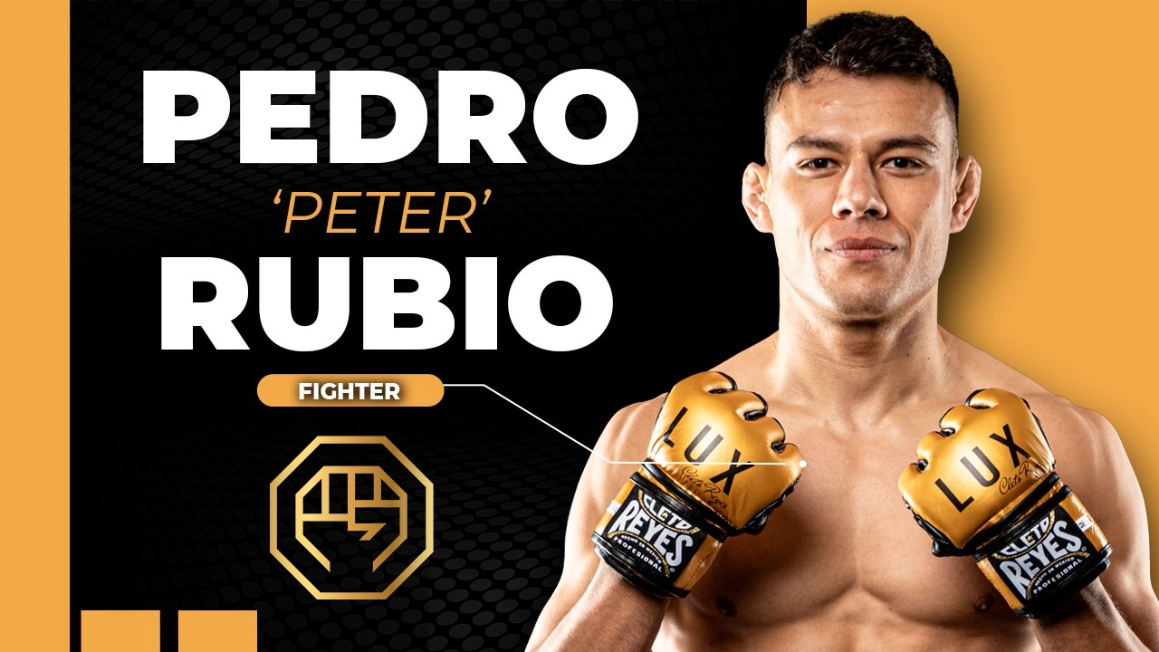 Pedro "Peter" Rubio, un peleador que nunca ha dejado de creer en su sueño #luxfightleague background
