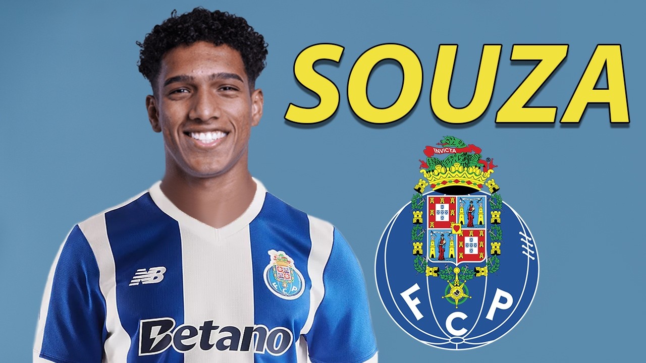 Souza 2026 ● Welcome to Porto 🔵⚪️🇧🇷 Skills, Tackles & Passes background