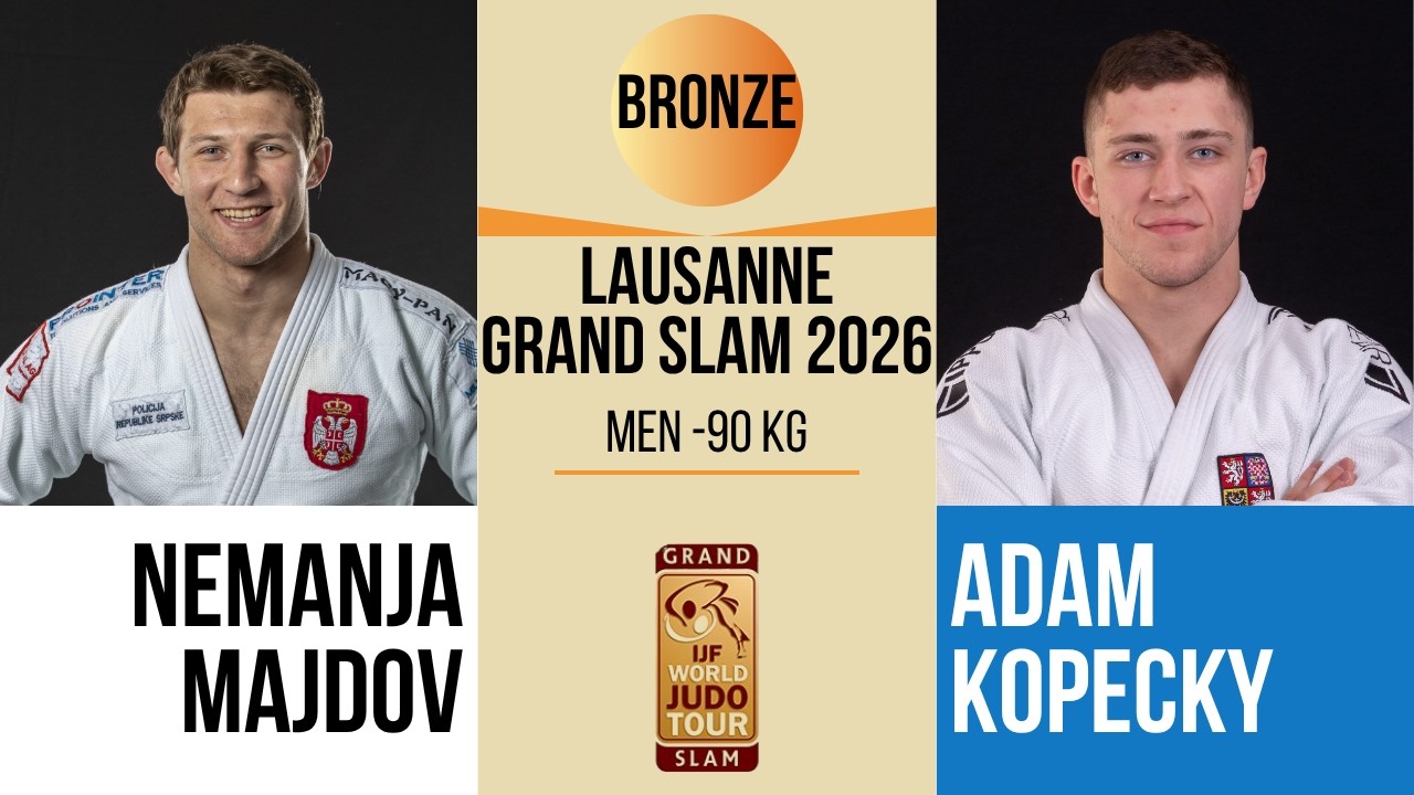 Nemanja MAJDOV VS Adam KOPECKY | Lausanne Grand Slam 2026 | BRONZE -90 kg background