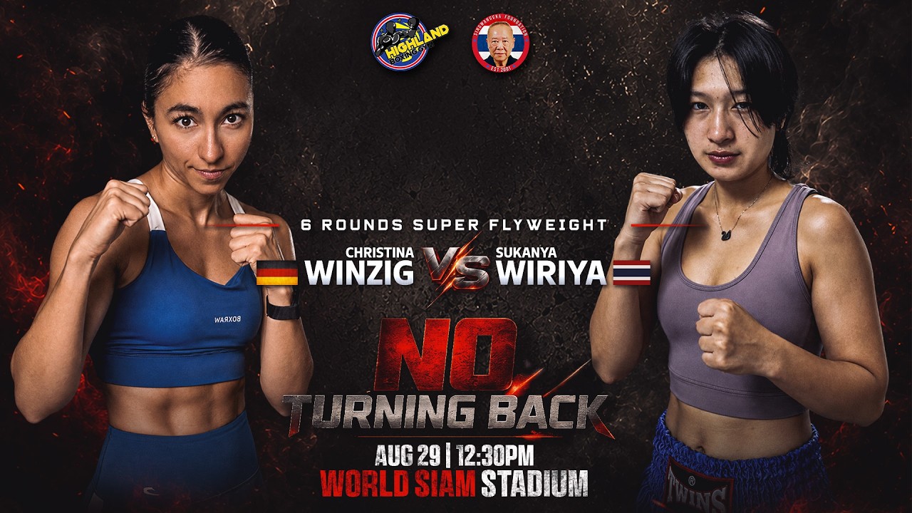 CHRISTINA WINZIG 🇩🇪 VS SUKANYA WIRIYA 🇹🇭 | 6 ROUNDS SUPER FLYWEIGHT | AUG 29, 2026 background