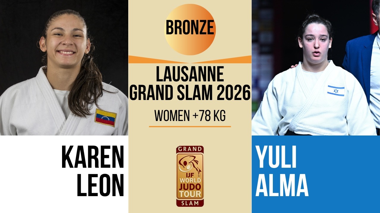 Karen LEON VS Yuli Alma | Lausanne Grand Slam 2026 | BRONZE +78 kg background