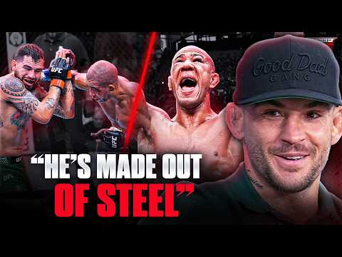 Poirier & Masvidal react to Gregory Rodrigues' dominant win over Anthony Hernandez at UFC Sacramento background