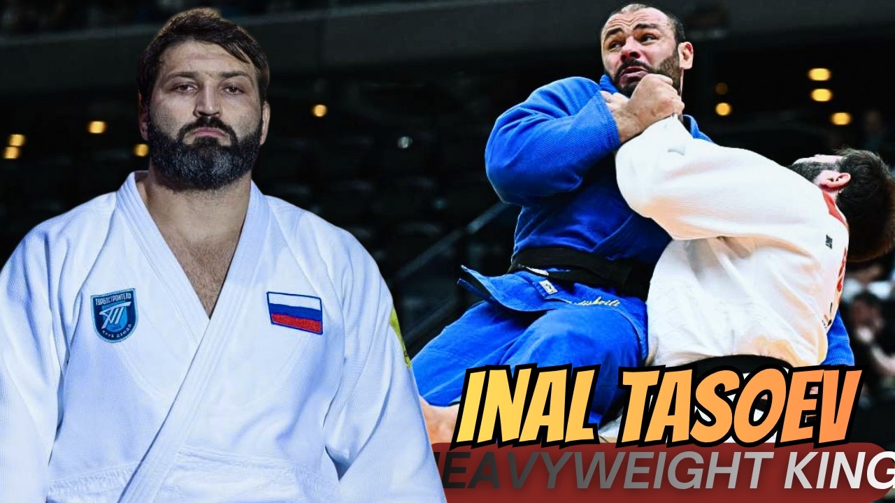 RUSSIA’S HEAVYWEIGHT KING👑🔥 Inal TASOEV Takes +100kg GOLD background