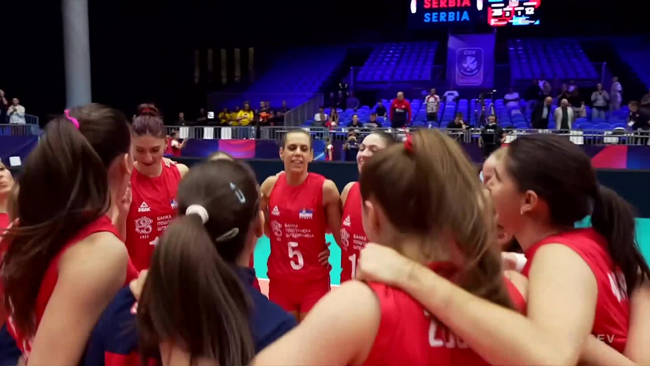 Highlights | SERBIA vs. CROATIA | CEV Trendyol Eurovolley 2026 | Women background
