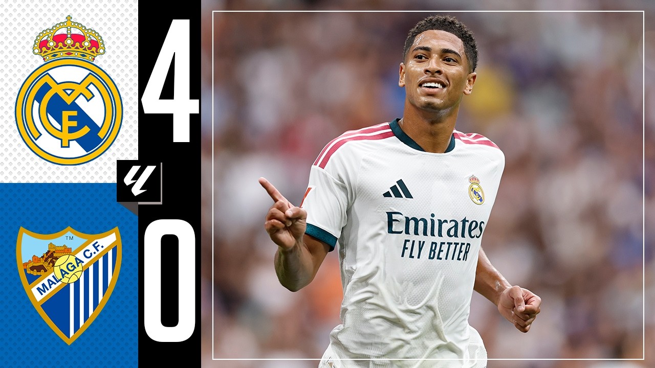 HIGHLIGHTS | Real Madrid 4-0 Málaga CF | LaLiga background