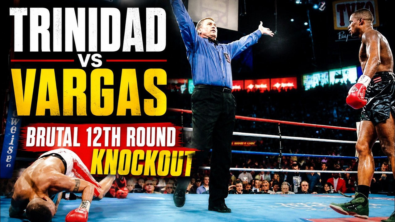 Felix Trinidad vs Fernando Vargas | Brutal 12th Round Knockout background