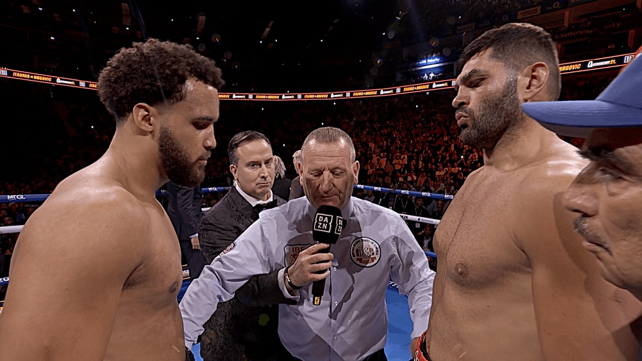 Filip Hrgovic (Croatia) vs Moses Itauma (England) BOXING KNOCKOUT HIGHLIGHTS background