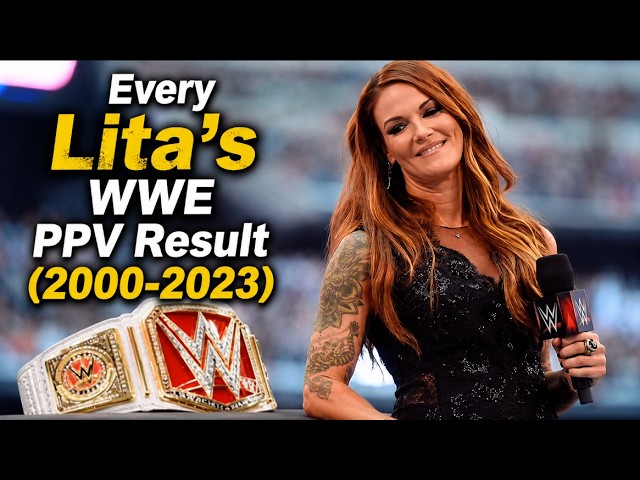 Every Lita's WWE PPV Result (2000-2023) background