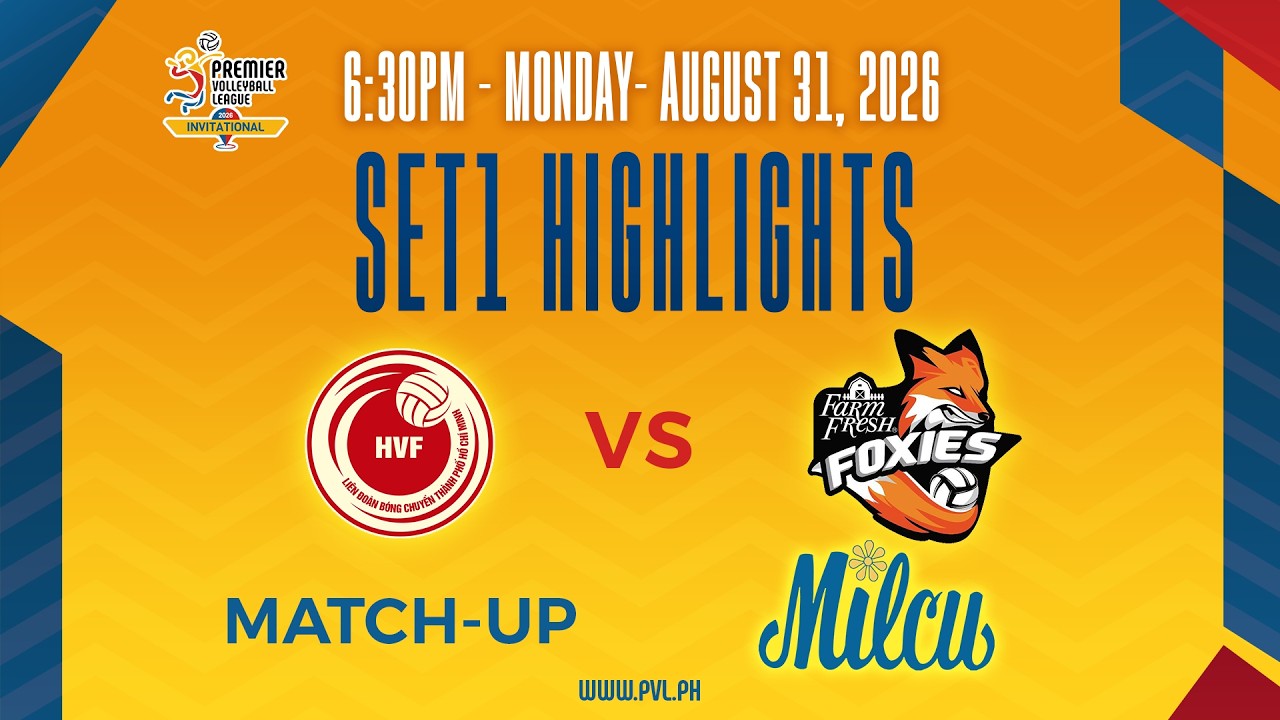 Ho Chi Minh City (W) vs. Farm Fresh Foxies - 1st Set Highlights background