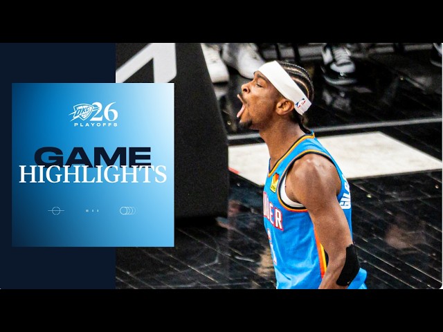 OKC Thunder at Phoenix Suns | Playoffs | Round 1 Game 3 | Game Highlights | April 25, 2026 background
