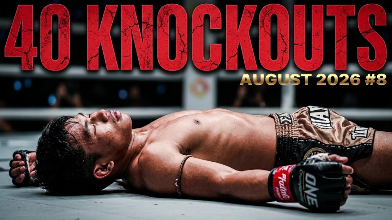 40 Insane Knockouts : MMA & Muay Thai•Boxing | August 2026 #8 🚨 background