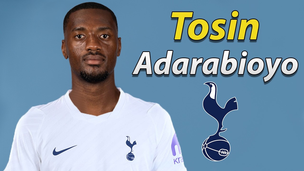 Tosin Adarabioyo ● Welcome to Tottenham Hotspur 2026 ⚪ Best Defensive Skills & Passes background