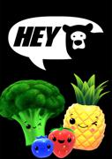 Hey Bear Sensory - Fruit and Veg backdrop