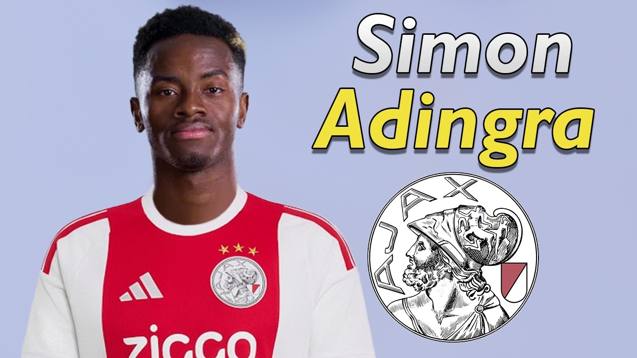Simon Adingra โ Welcome to Ajax Amsterdam 2026 โช๐ดโช๐จ๐ฎ Best Goals, Skills & Assists background