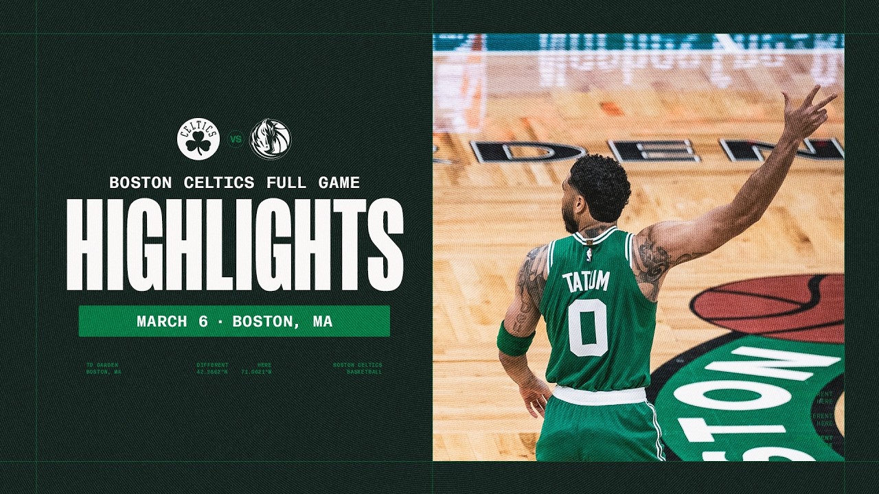 Jayson Tatum and the Boston Celtics take down the Dallas Mavericks 120-110 | Extended Highlights background