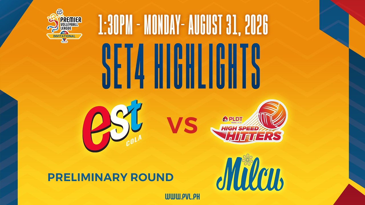 EST Cola (W) vs. PLDT Home Fibr High Speed Hitters - 4th Set Highlights background