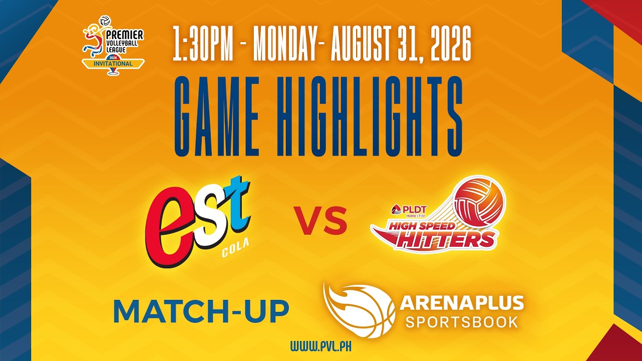 EST Cola (W) vs. PLDT - Match Highlights | 2026 All-Filipino Conference background