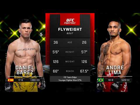 Daniel Barez x André "Mascote" Lima | LUTA COMPLETA | UFC Xangai background