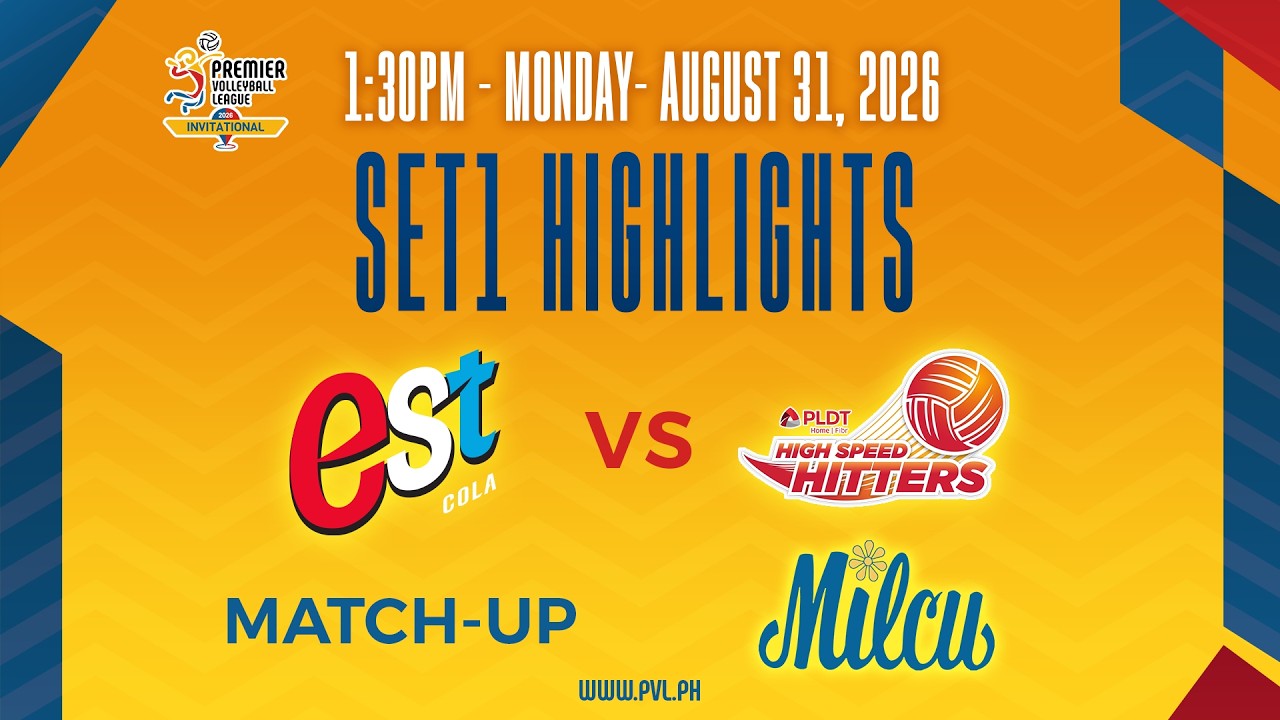 EST Cola (W) vs. PLDT Home Fibr High Speed Hitters - 1st Set Highlights background