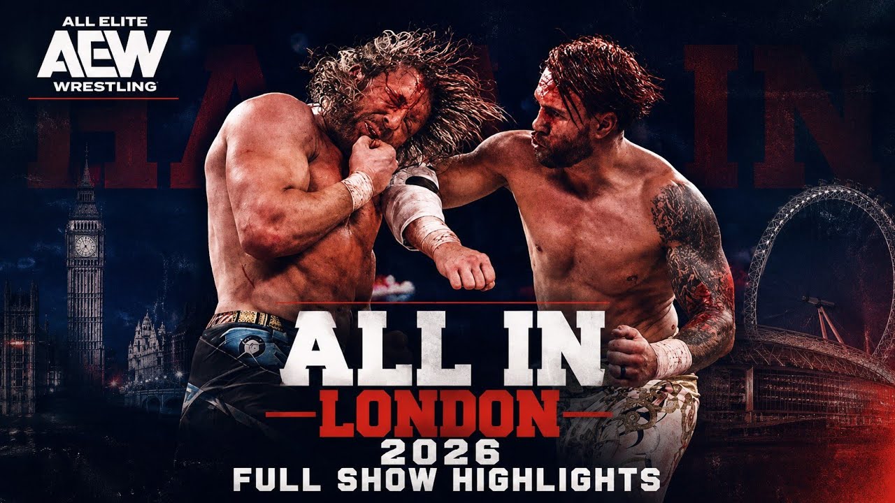 AEW All In London 2026 Highlights background