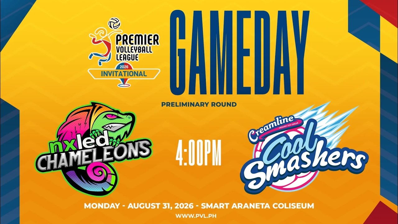 NXLED vs. CREAMLINE - Full Match | Match-Up | 2026 PVL Invitational background