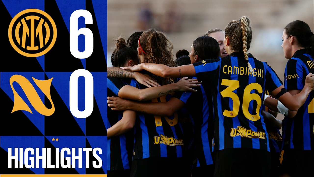 PARTITA SENZA STORIA | INTER WOMEN 6-0 NAPOLI WOMEN | SERIE A WOMEN'S CUP background