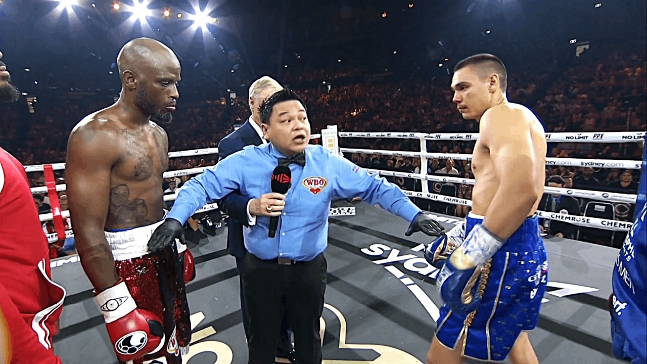 Tim Tszyu (Australia) vs Tony Harrison (USA) BOXING KNOCKOUT HIGHLIGHTS background