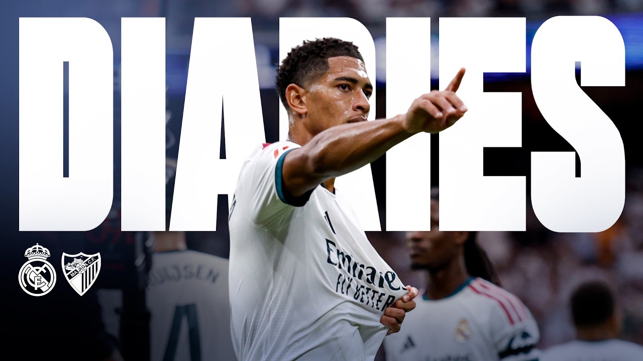 🤍 BELLINGHAM MASTERCLASS AT THE BERNABÉU! | Real Madrid 4-0 Málaga background