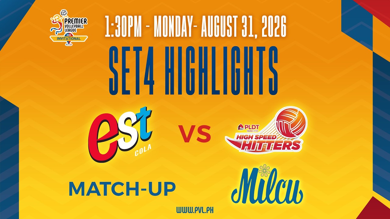 EST Cola (W) vs. PLDT Home Fibr High Speed Hitters - 4th Set Highlights background