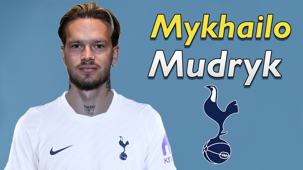 Mykhailo Mudryk ● Welcome to Tottenham Hotspur 2026 ⚪🇺🇦 Best Goals, Skills & Assists background