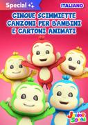 Cinque Scimmiette Canzoni per bambini e Cartoni Animati - Junior Squad poster