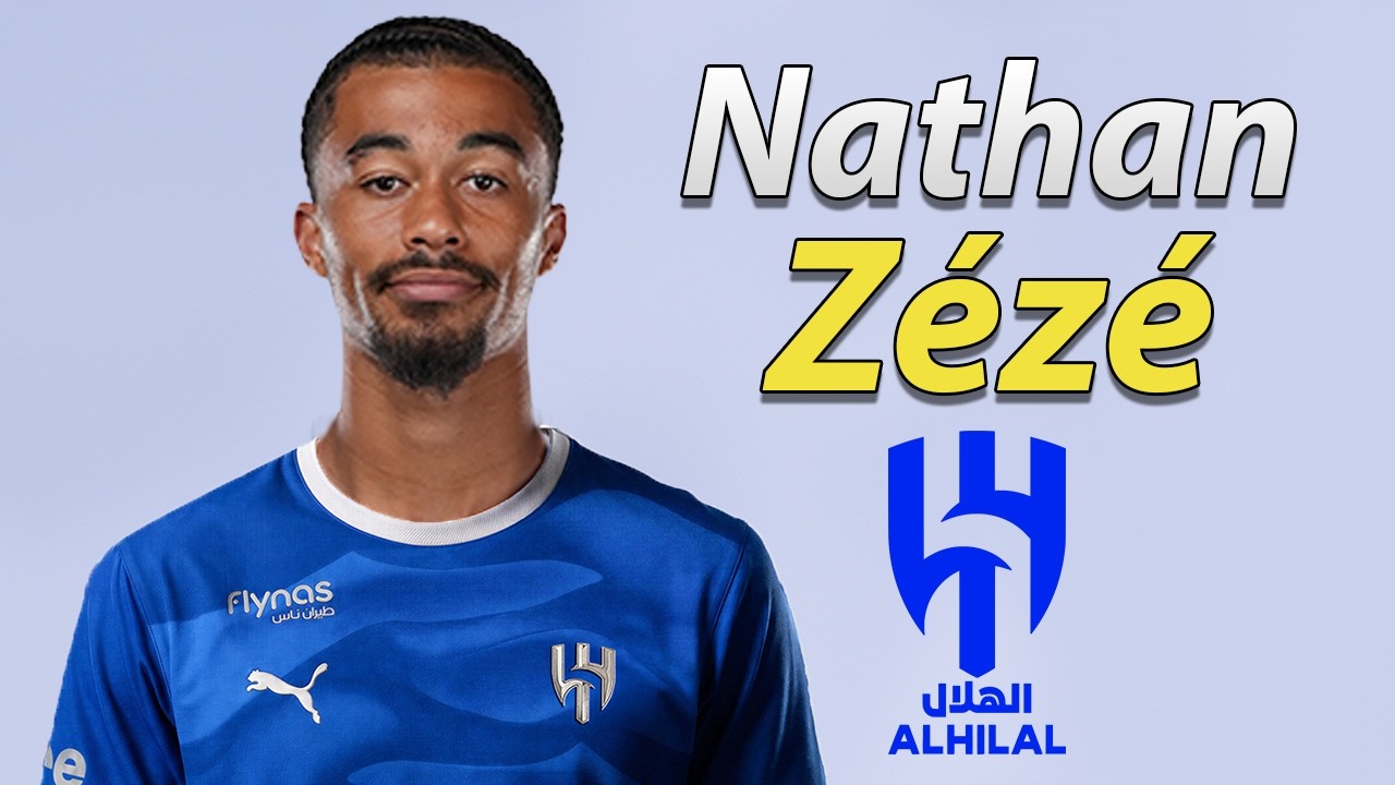 Nathan Zézé ● Welcome to Al-Hilal 2026 🔵🇫🇷 Best Defensive Skills & Passes background