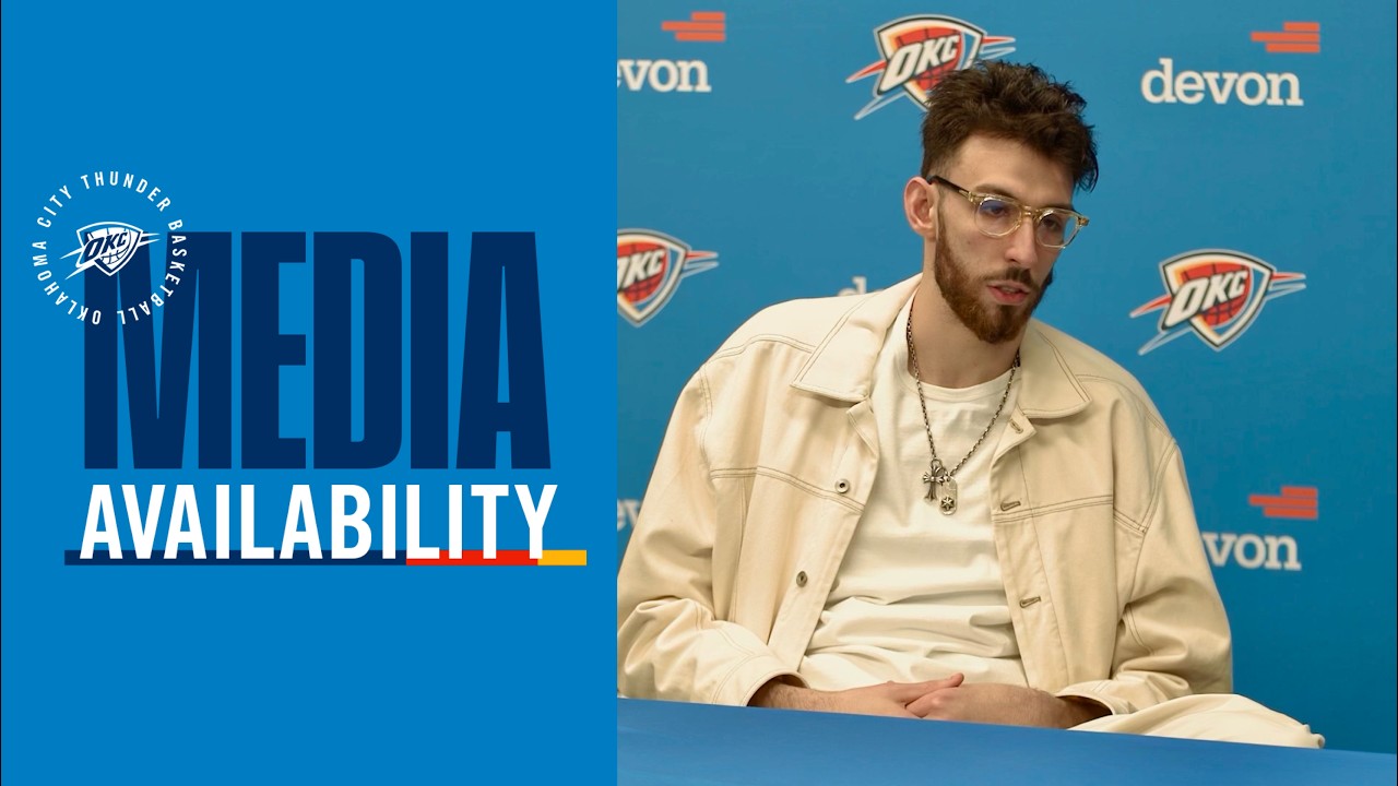 Chet Holmgren on the Team's Development | Postgame Media | April 5, 2026 background