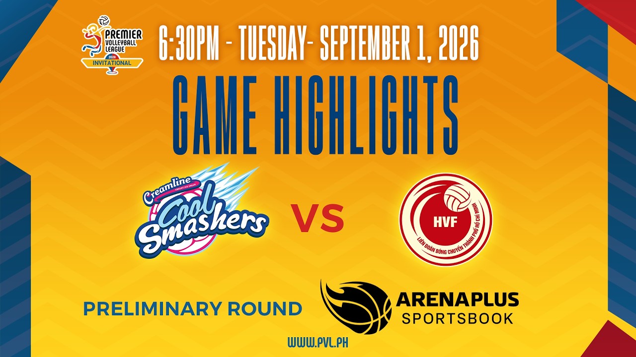 Creamline vs. Ho Chi Minh City (W) - Match Highlights | 2026 PVL Invitational background