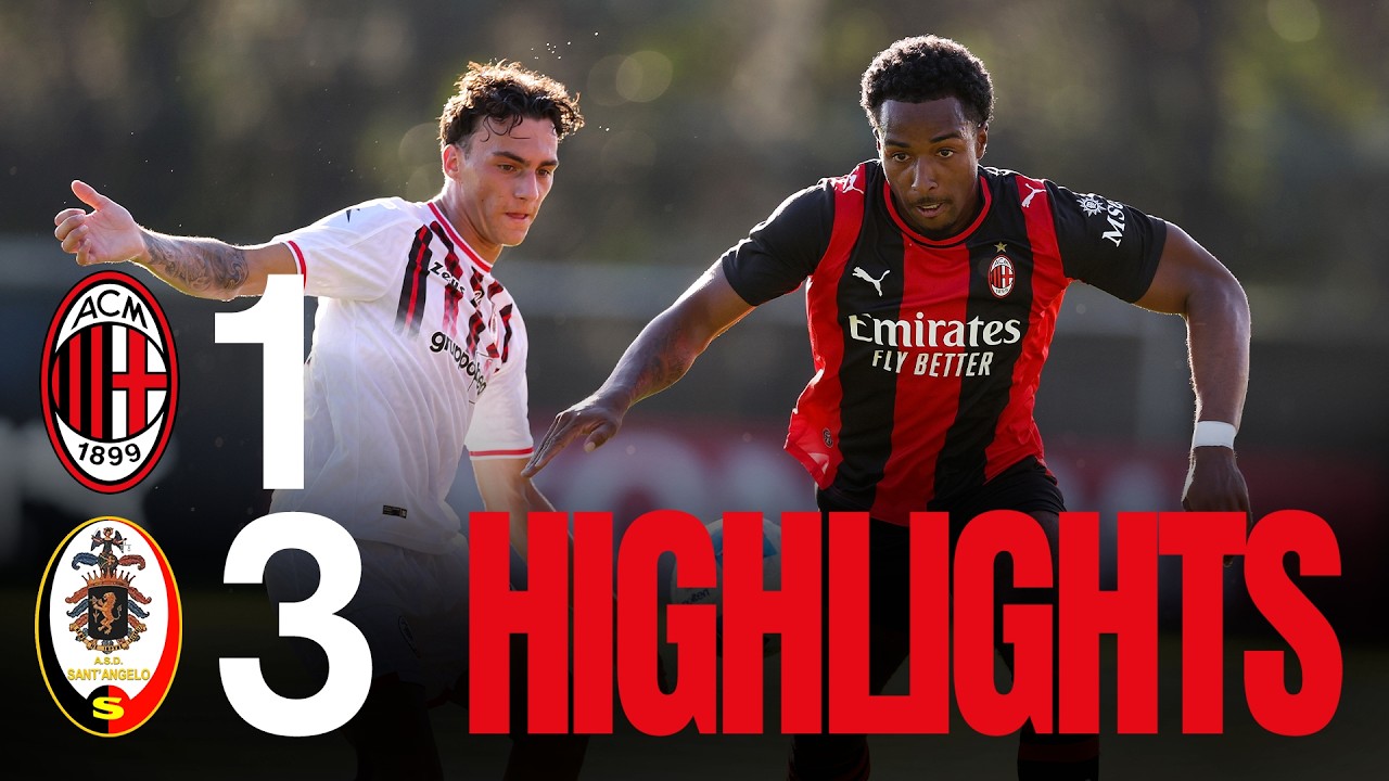 Castiello non basta | Milan Futuro-Sant'Angelo 1-3 | Highlights background