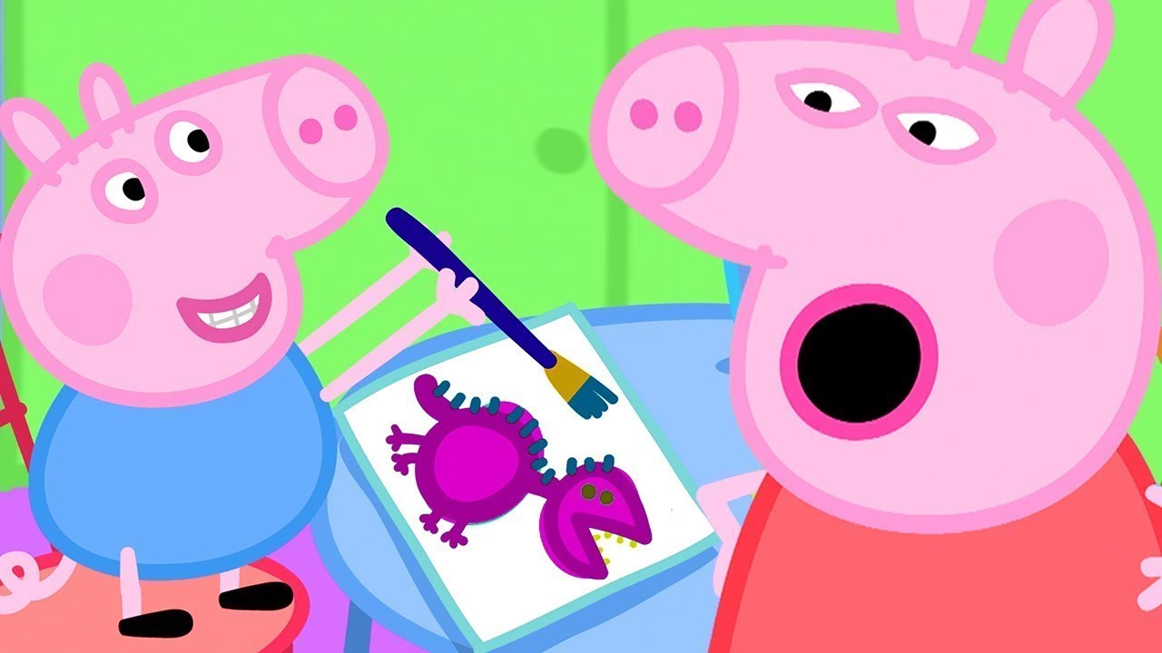 Peppa Pig in Hindi - Creativity Special background
