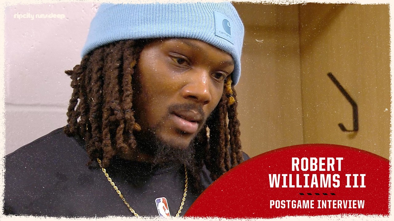 Robert Williams III On Tonight's Win And Donovan Clingan | Portland Trail Blazers | Mar. 18, 2026