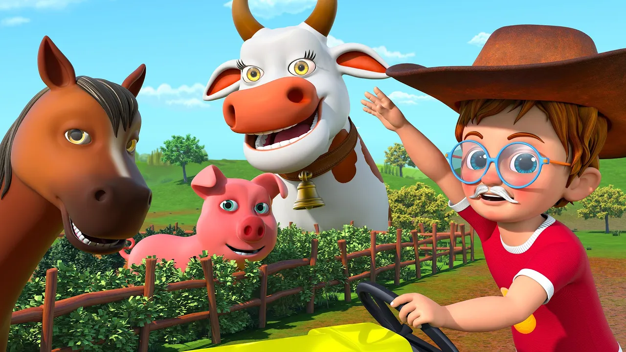 Old MacDonald had a farm | Emma And Joey - Nursery Rhymes & Kids Songs background