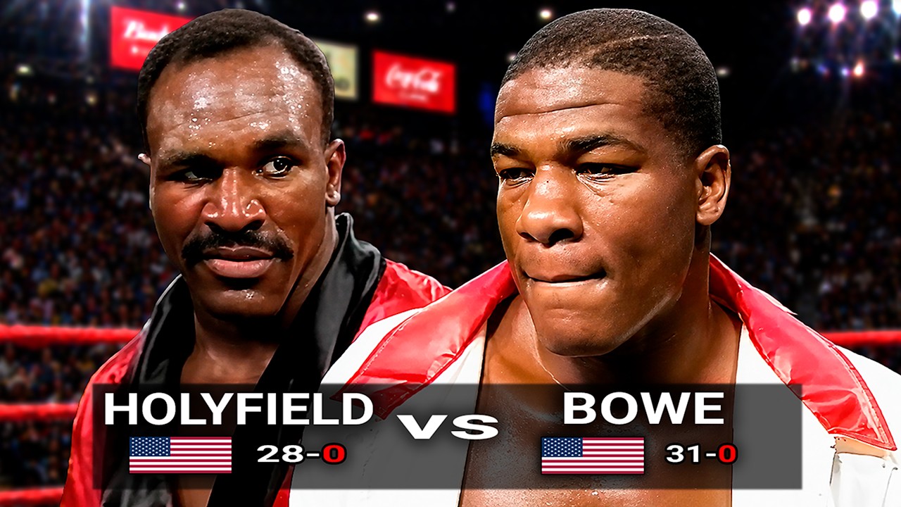 Evander Holyfield (USA) vs Riddick Bowe (USA) | Boxing Fight Highlights HD background