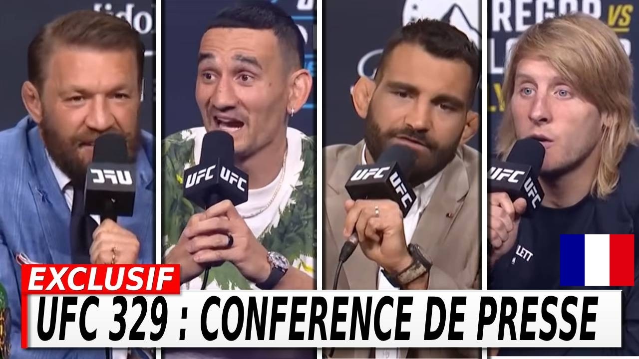 UFC 329 : Le meilleur de la conférence de presse en FR