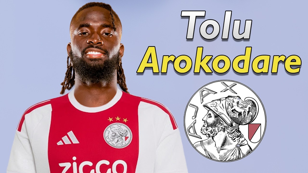 Tolu Arokodare โ Welcome to Ajax Amsterdam 2026 โช๐ดโช๐ณ๐ฌ Best Goals & Skills background