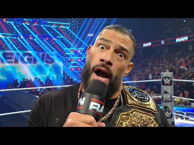 Roman Reigns & LA knight segment _ WWE Raw 31 August 2026 background