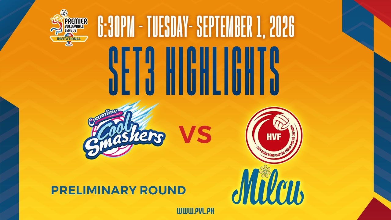 Creamline Cool Smashers vs. Ho Chi Minh City (W) - 3rd Set Highlights background