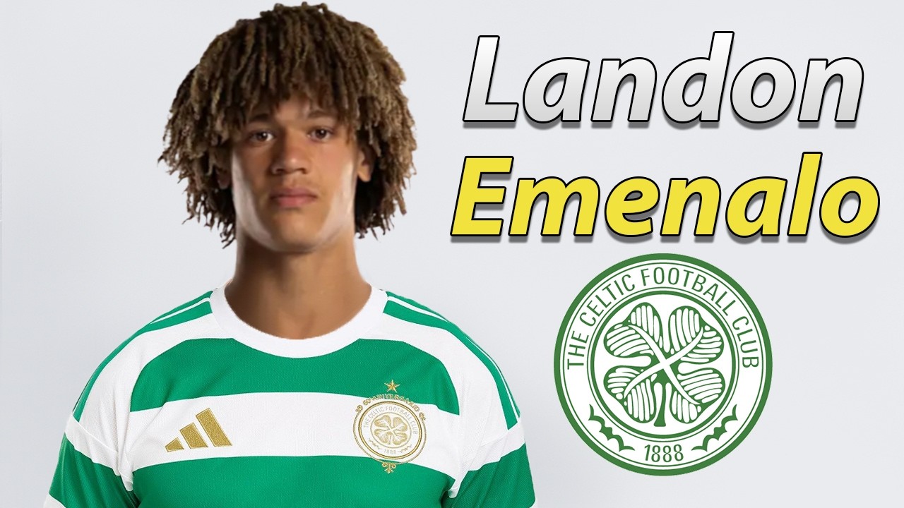 Landon Emenalo ● Welcome to Celtic 2026 🟢⚪ Best Skills, Tackles & Assists background