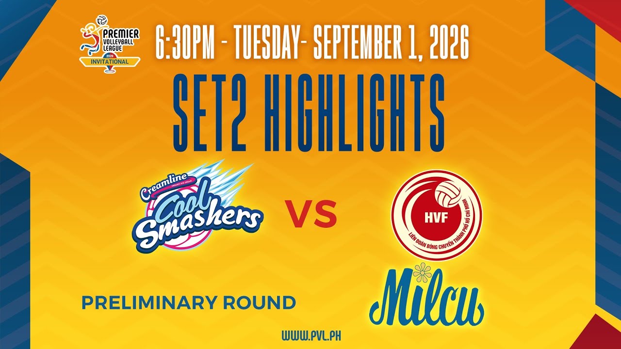 Creamline Cool Smashers vs. Ho Chi Minh City (W) - 2nd Set Highlights background