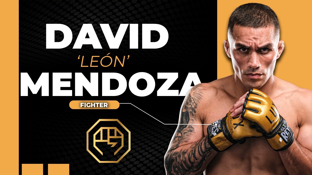David "León" Mendoza, esfuerzo y dedicación con perseverancia para alcanzar el sueño #luxfightleague background