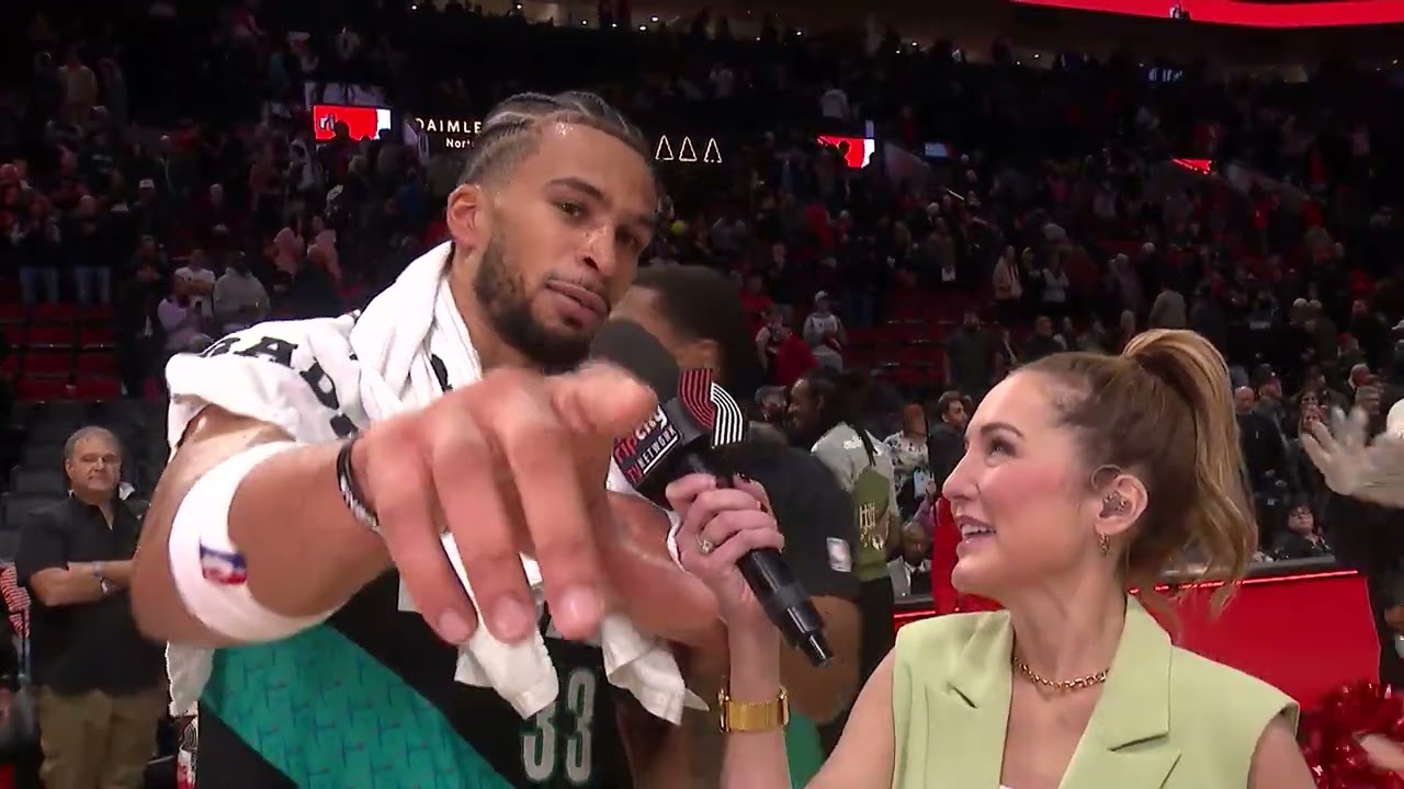 Toumani Camara Postgame Interview | Brightside Windows Baseline Report | vs Pelicans | April 2, 2026 background