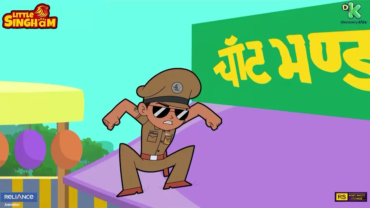 Little Singham - Super Cop Moments | Kids Video - Discovery Kids India background