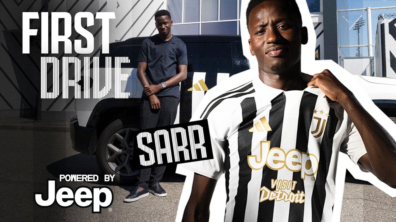 WHAT A REUNION | SARR hugs Kolo Muani & Vicario on his First Day at Juventus background